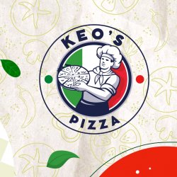 Keos Pizza logo