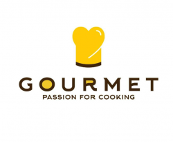 Gourmet passion for cooking logo