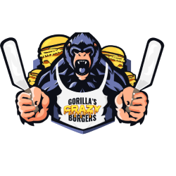 Gorilla Crazy Burgers Oltenitei logo