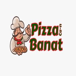PIZZA CA-N BANAT logo