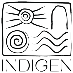 Indigen / Space for the soul logo