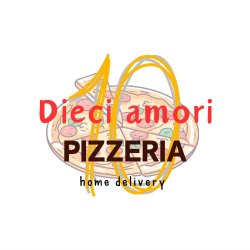 Dieci amori Pizzeria logo