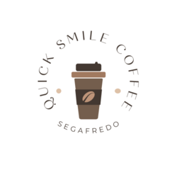 Quick smile coffee logo