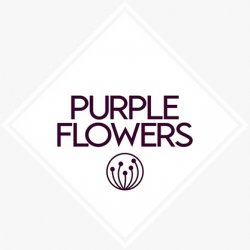 Purple Flowers logo