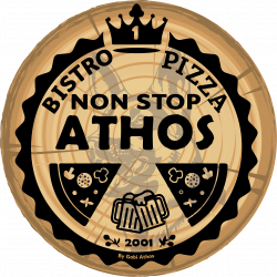 Athos pizza & Bistro delivery logo