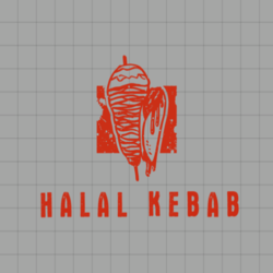 Halal kebab logo