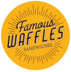 Famous Waffles Mega Mall logo