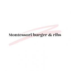 Montessori burger and ribs delivery logo