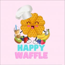Happy Waffle logo
