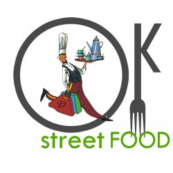 OK STREET FOOD logo