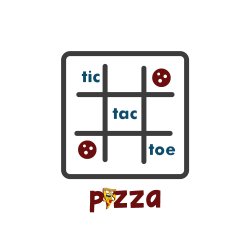 Tic Tac Toe Pizza logo