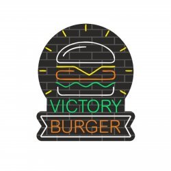 Victory burger logo