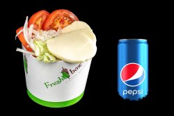 15. Meniu Fresh box lacto-vegetarian cu brânză + Pepsi 330 ml image