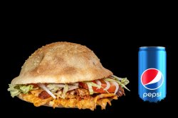 01. Meniu Fresh Kebab de pui + Pepsi 330 ml image