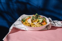 Thai peanut chicken image