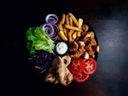Doner crispy la farfurie image