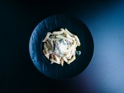 Pasta Zucchini Carbonara image
