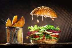 Halloumi burger  image