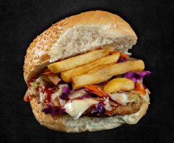Cheeseburger de pui image
