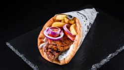Pita bifteki (burger grecesc) image