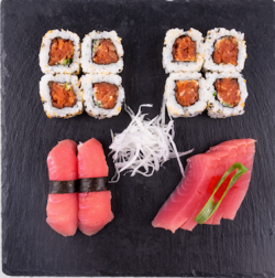 Platou Sushi Box XL - Tuna trio - 13 buc image