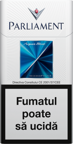 Parliament aqua blue 100s