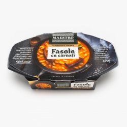 Fasole cu carnati 400gr maestro