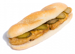 Sandwich snitel din piept de pui 160g