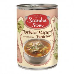 Ciorba vacuta scandia sibiu 400gr