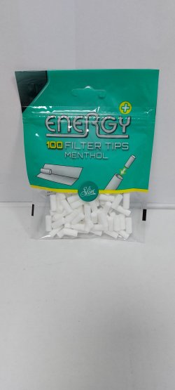 Filtre energy slim mentol 6mm 100