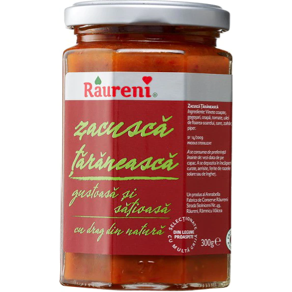 Zacusca vinete taraneasca raureni 300g