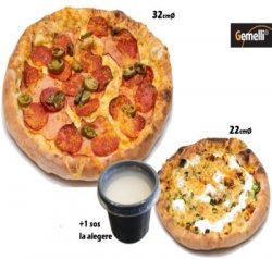 Pizza promo 32cm + 22cm + sos image