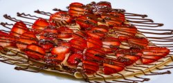 Strawberry crepe image