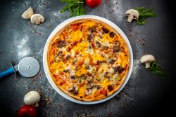 BBQ Burger Pizza image