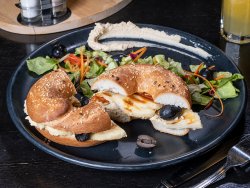 Vegan bagel image