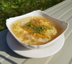 Supa de pui cu porumb  image