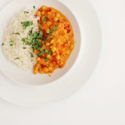 Curry de năut cu orez basmati image