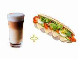 Sandwich Șuncă de casă + Cafea la alegere image