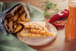 Crispy Chicken Quesadilla image