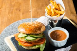 Veggie burger image