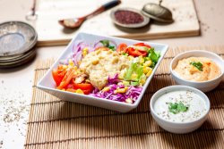 Salată cu humus image
