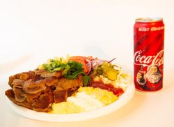 Shaorma mixt + Coca Cola image