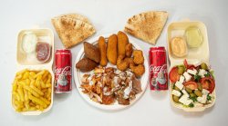 Shaorma mixt mare + 2 Coca Cola image