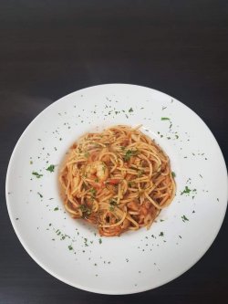 Spaghetti fructe de mare image
