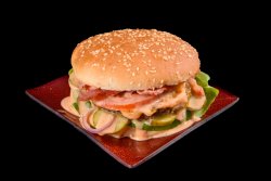 Bacon burger vită image