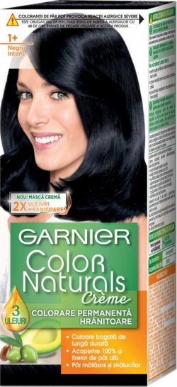 Garnier vopsea de par Color Naturals 1+ Negru intens