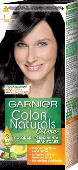 Garnier vopsea de par Color Naturals 1 Negru