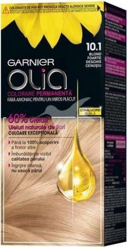 Garnier vopsea de par Olia 10.1 Blond foarte deschis cenusiu