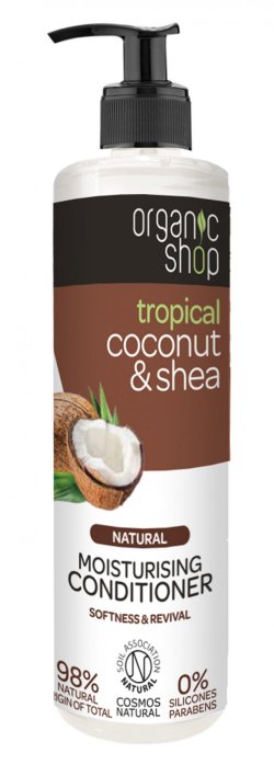Organic Shop balsam pentru par Tropical Coconut ans Shea 280ml