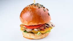 Mushroom burger image